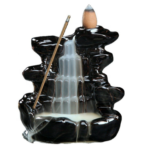 Porta de incienso de cascada