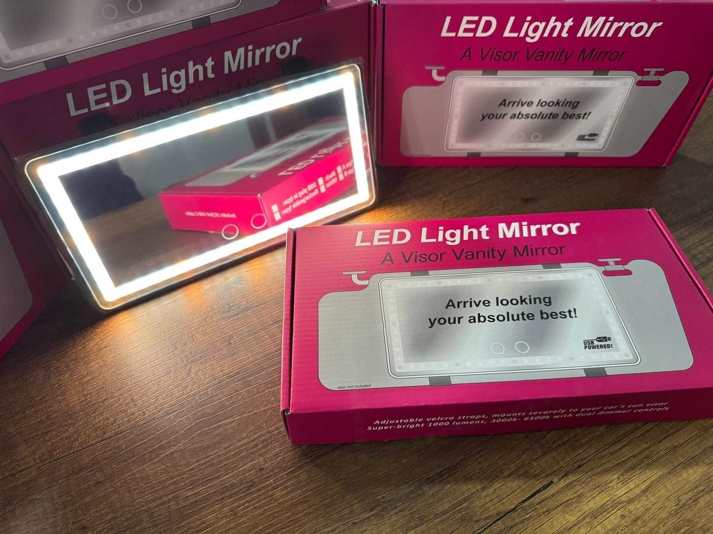 ESPEJO LUCES LED PARA CARRO