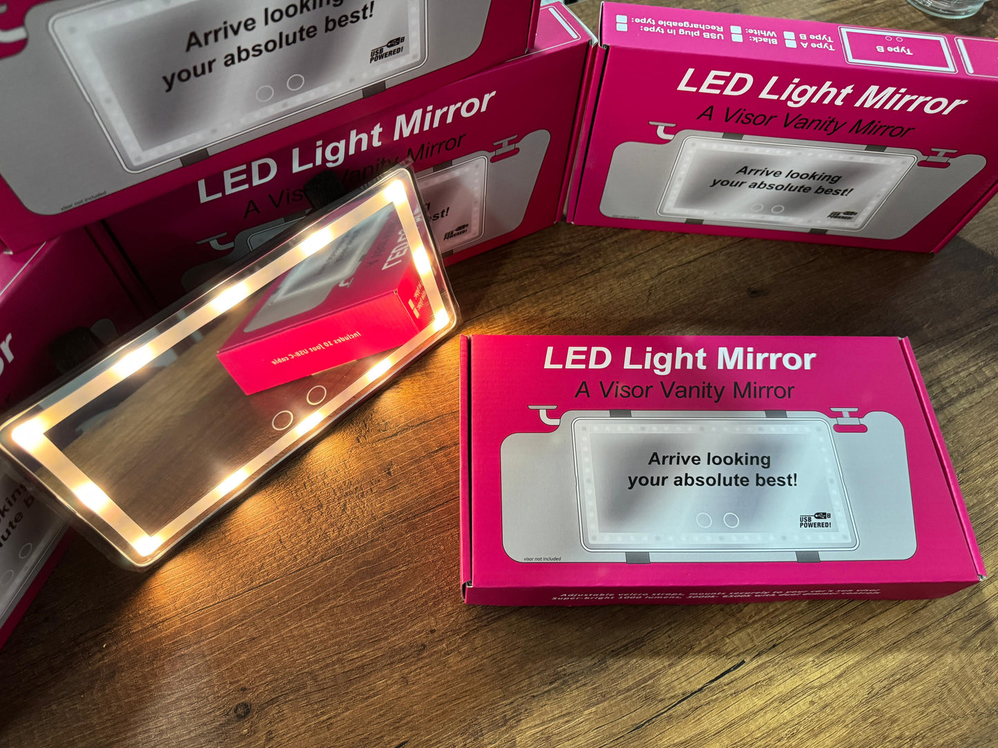 ESPEJO LUCES LED PARA CARRO
