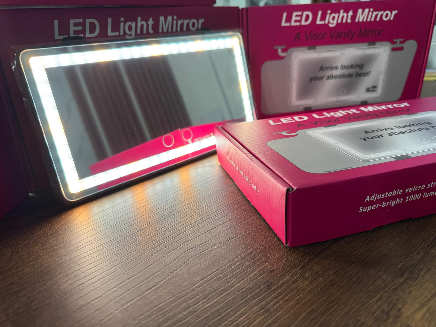ESPEJO LUCES LED PARA CARRO