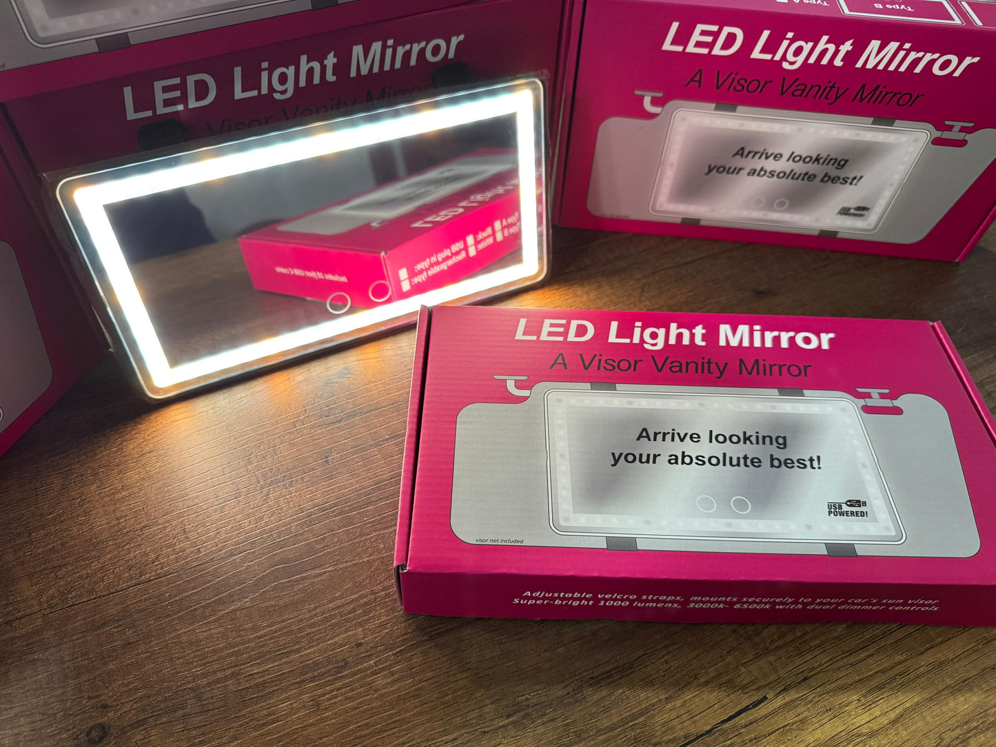 ESPEJO LUCES LED PARA CARRO