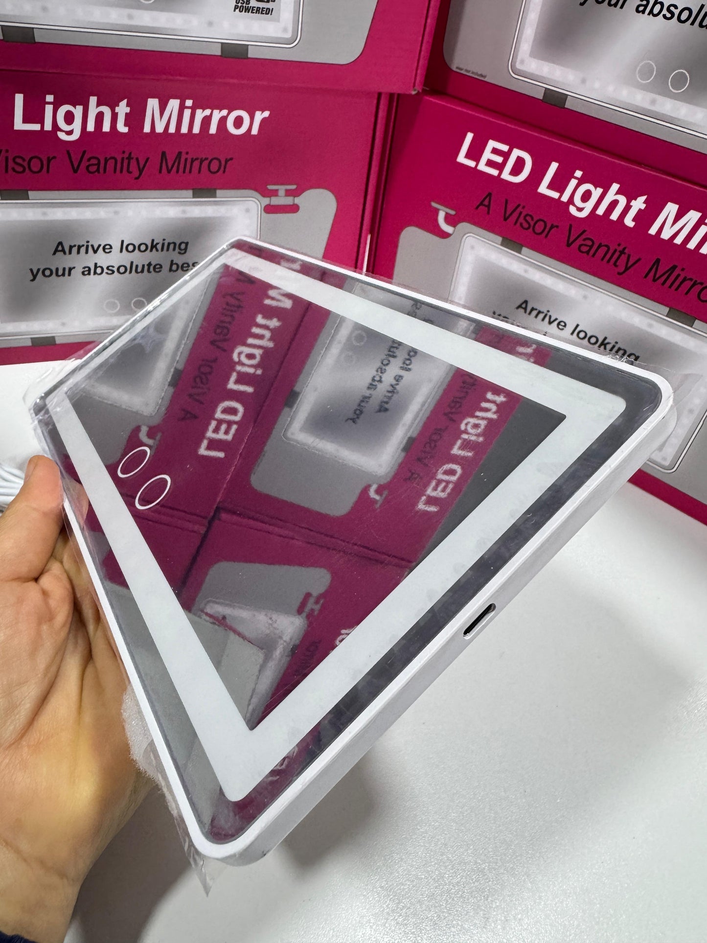 ESPEJO LUCES LED PARA CARRO