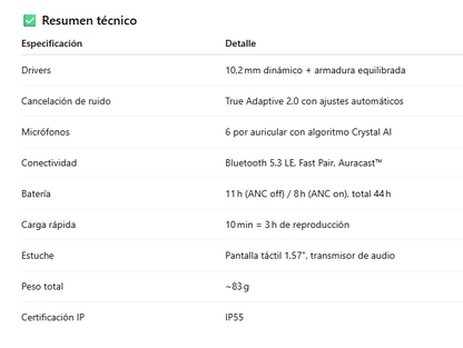 Audifono JBL Tour PRO 3